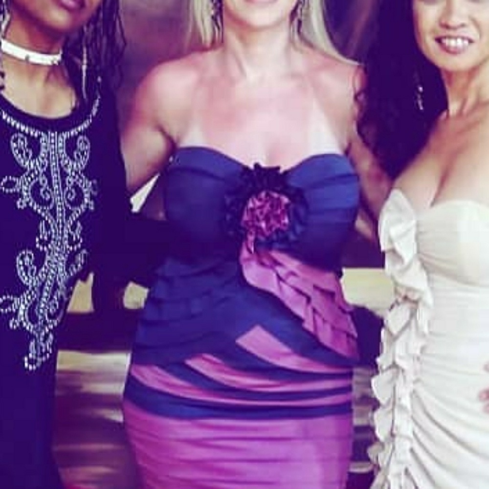 Arden B dress Salsa ruffles